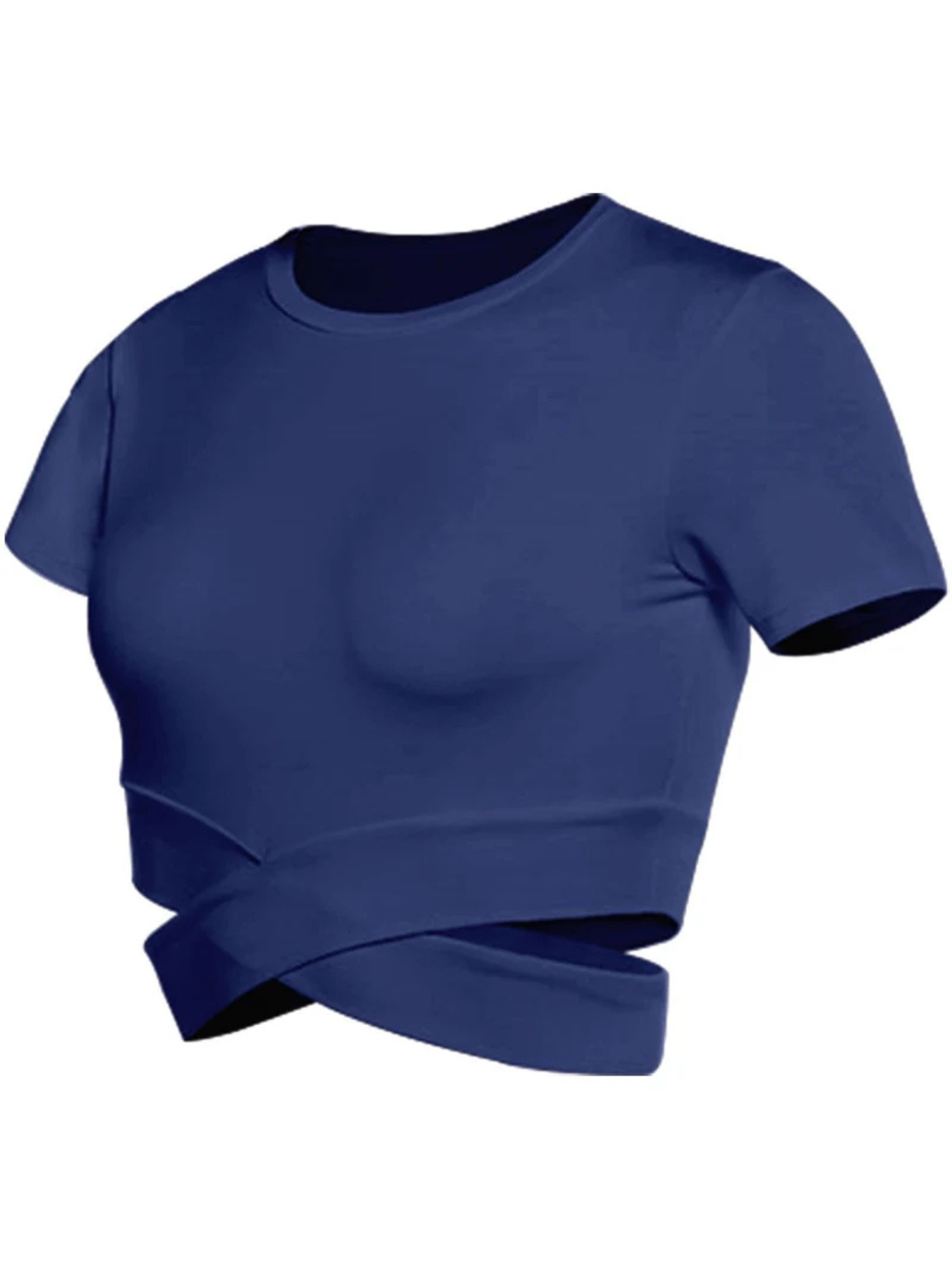 Cropped Manga Curta Move Act