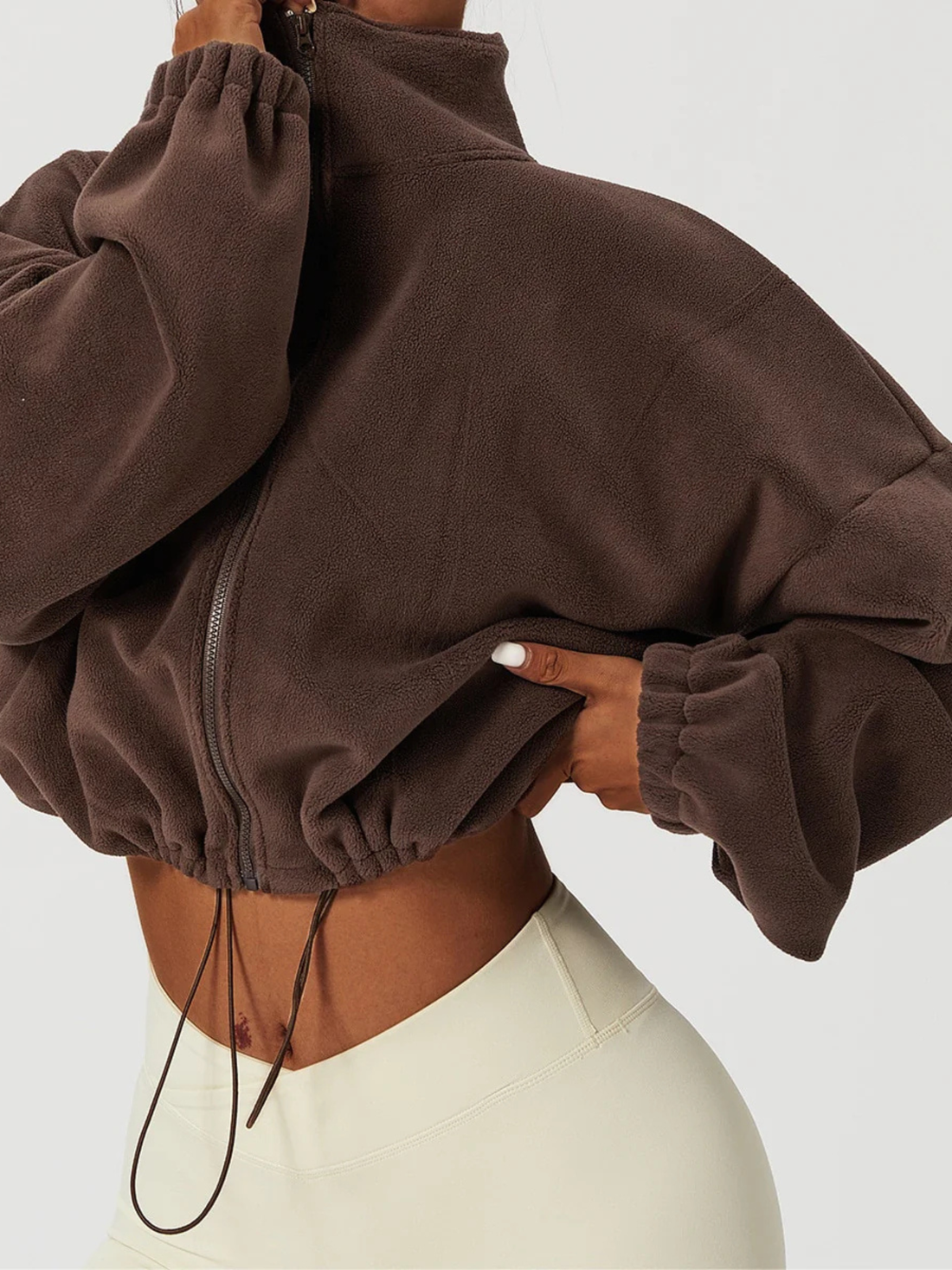 Jaqueta De Lã Gola Alta Move Act