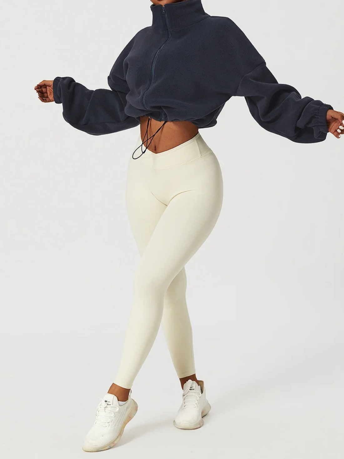 Jaqueta De Lã Gola Alta Move Act