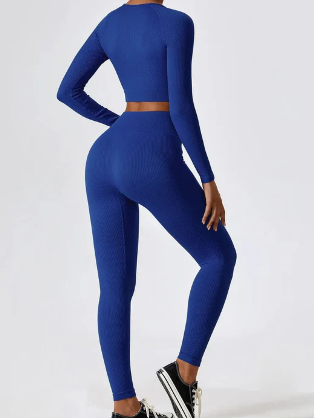 Cropped Act Fit Manga Longa Feminino