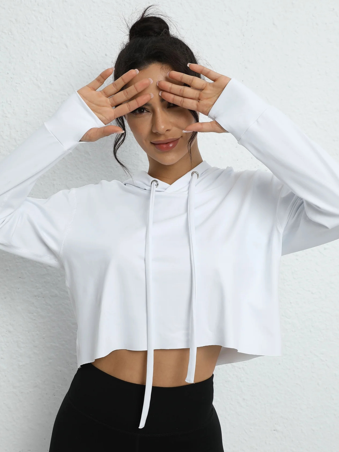 Moletom Crooped Com Capuz Move Act