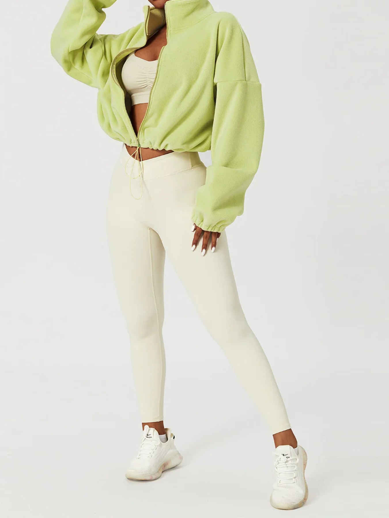 Jaqueta De Lã Gola Alta Move Act