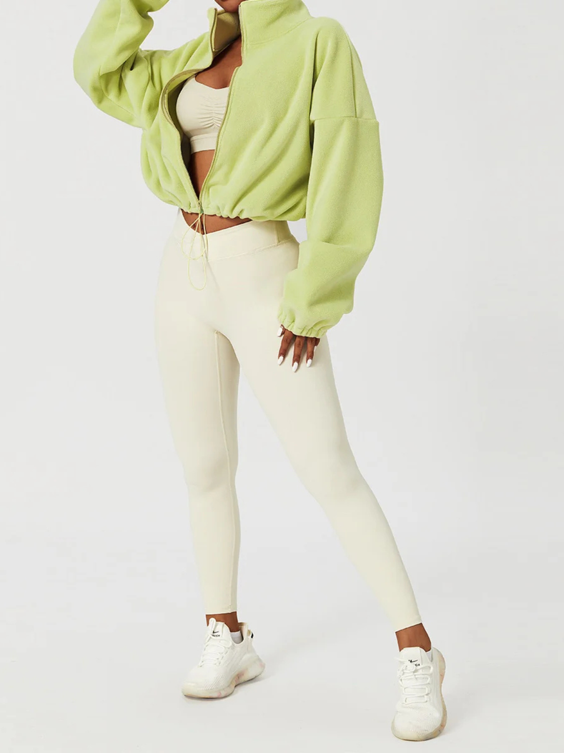 Jaqueta De Lã Gola Alta Move Act