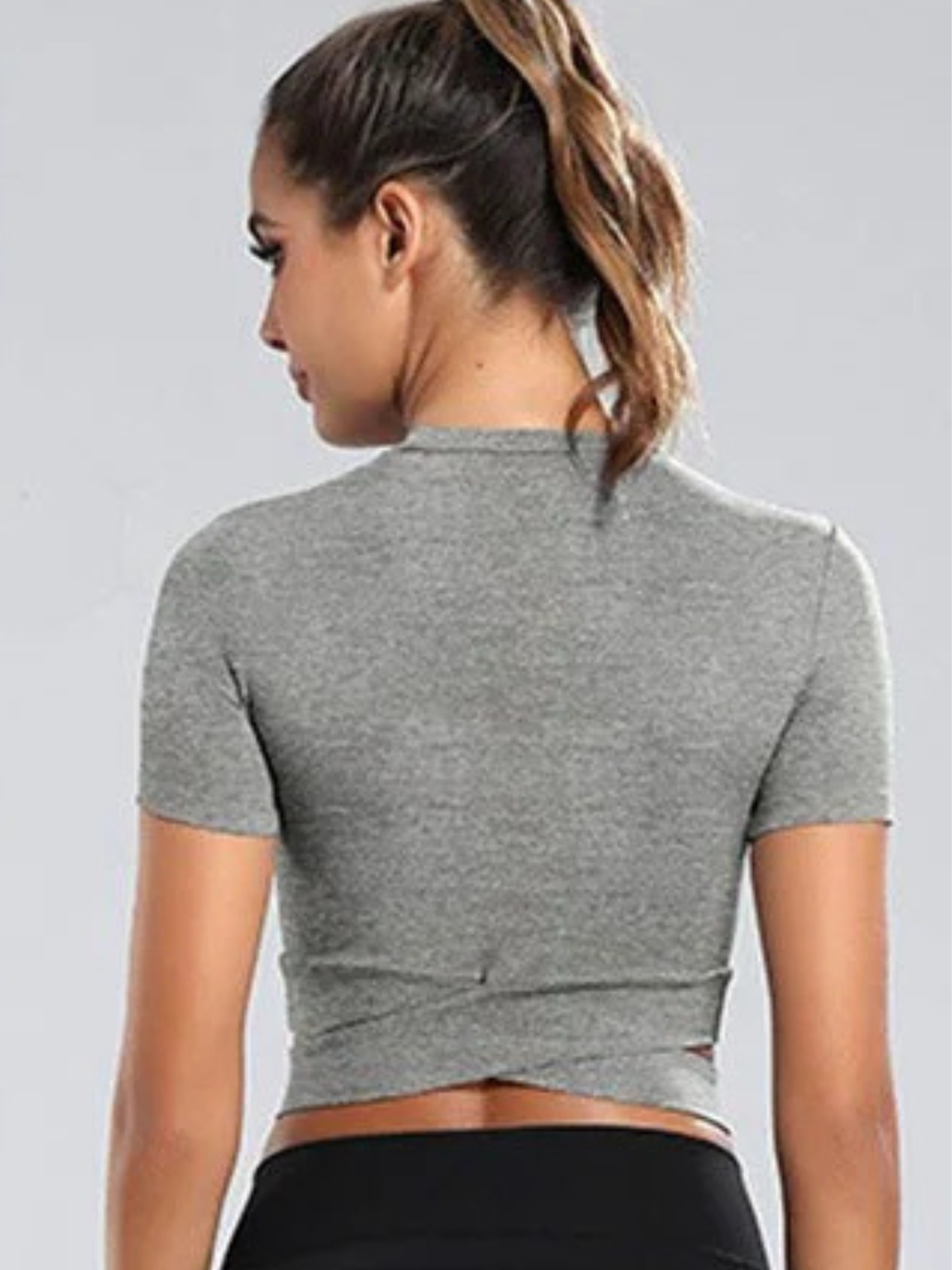 Cropped Manga Curta Move Act