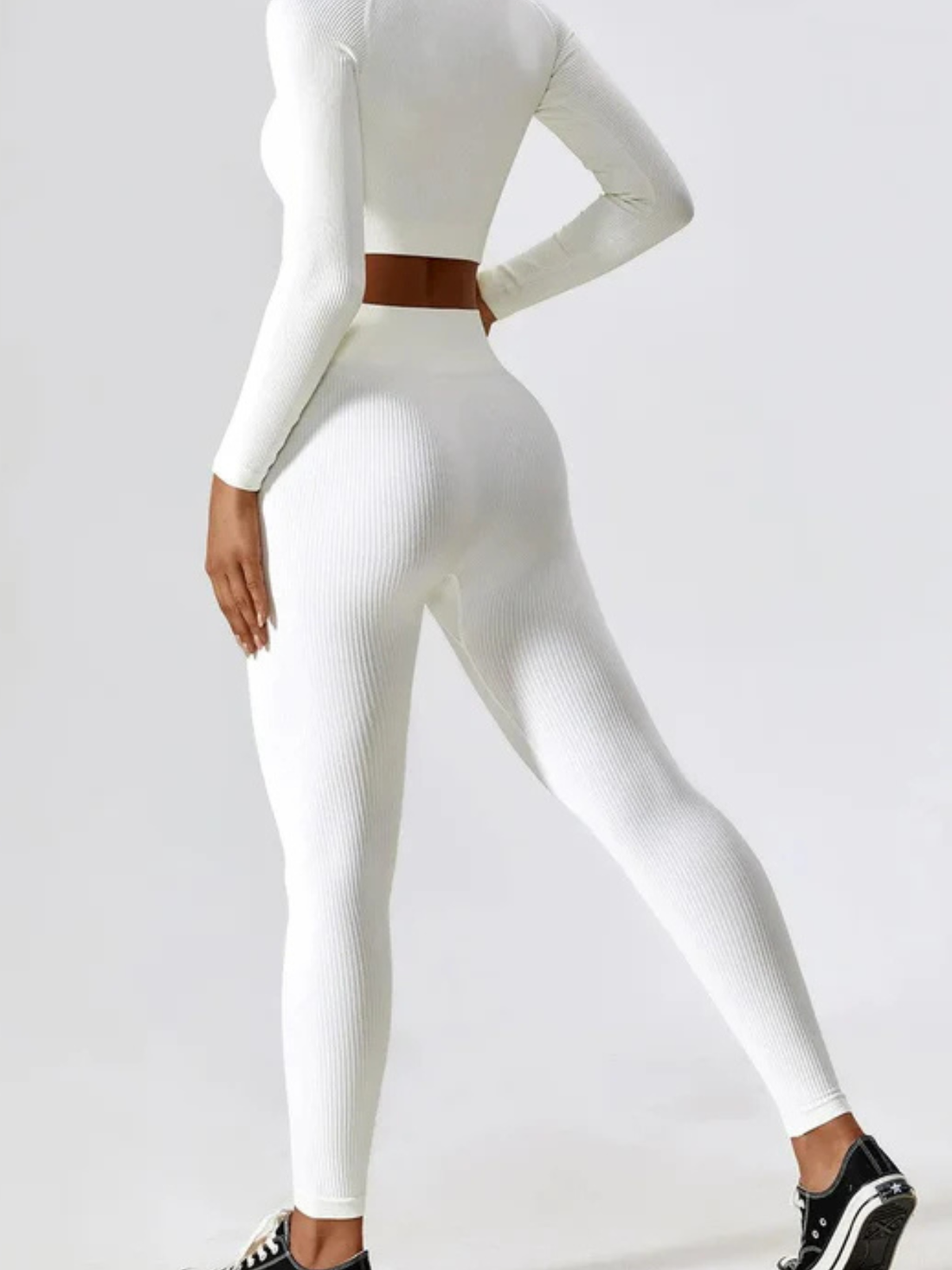 Cropped Act Fit Manga Longa Feminino