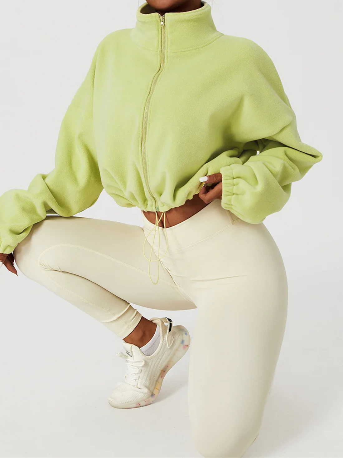 Jaqueta De Lã Gola Alta Move Act