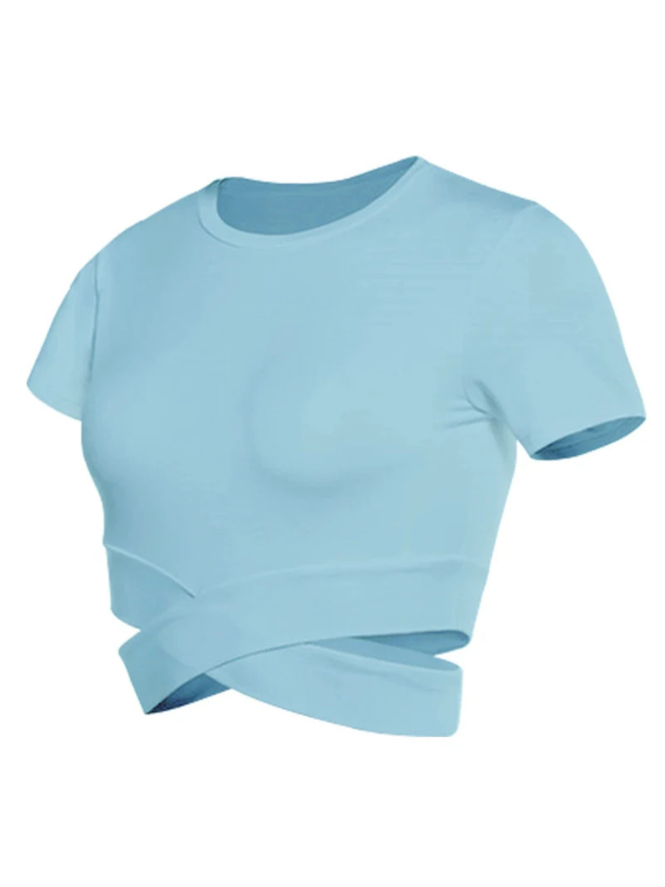 Cropped Manga Curta Move Act