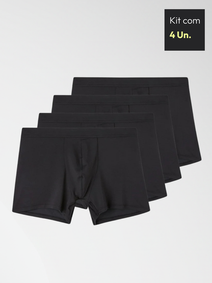 Kit 4x Cuecas Bamboo Fiber Performance