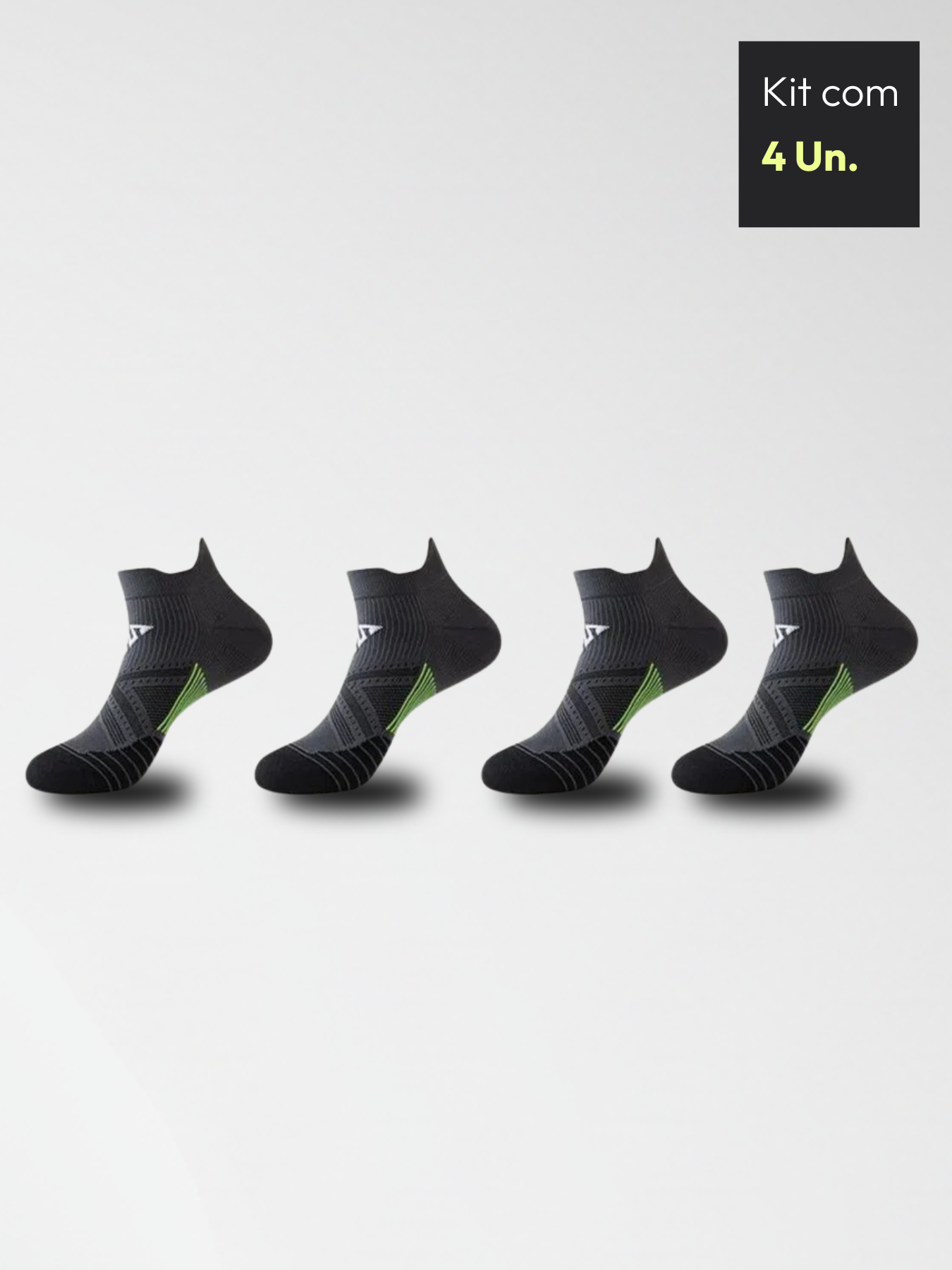 Kit 4 Pares - Meia Running Move Act