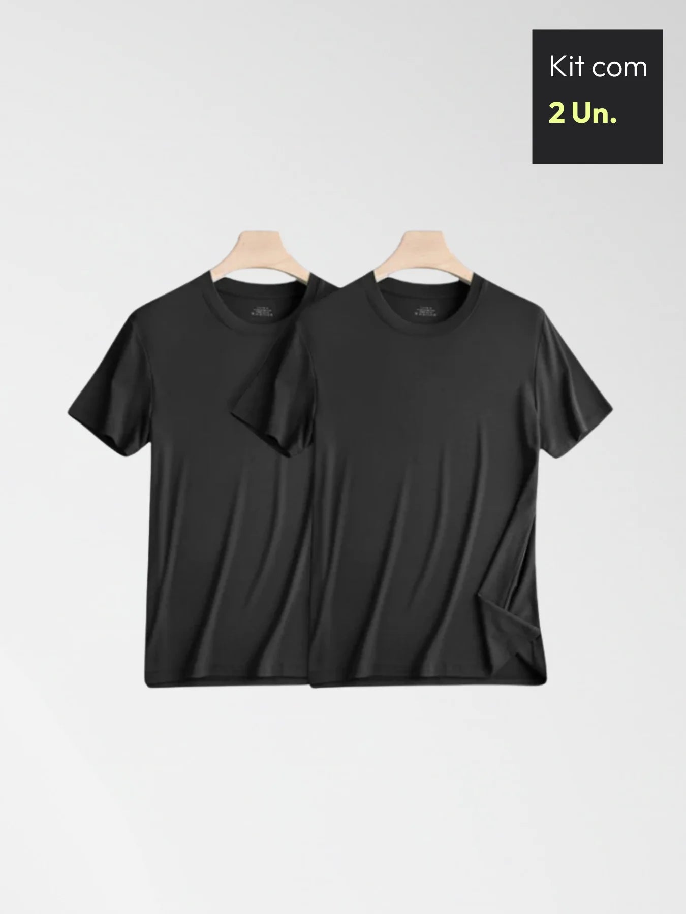 kit 2 Camiseta Essential Move - Modal e Elastano