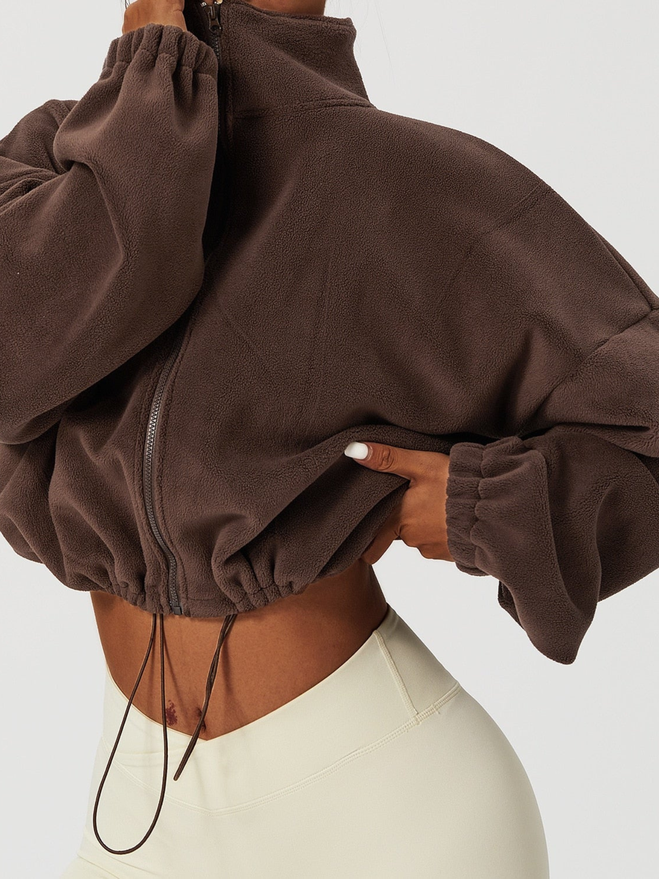 Jaqueta De Lã Gola Alta Move Act