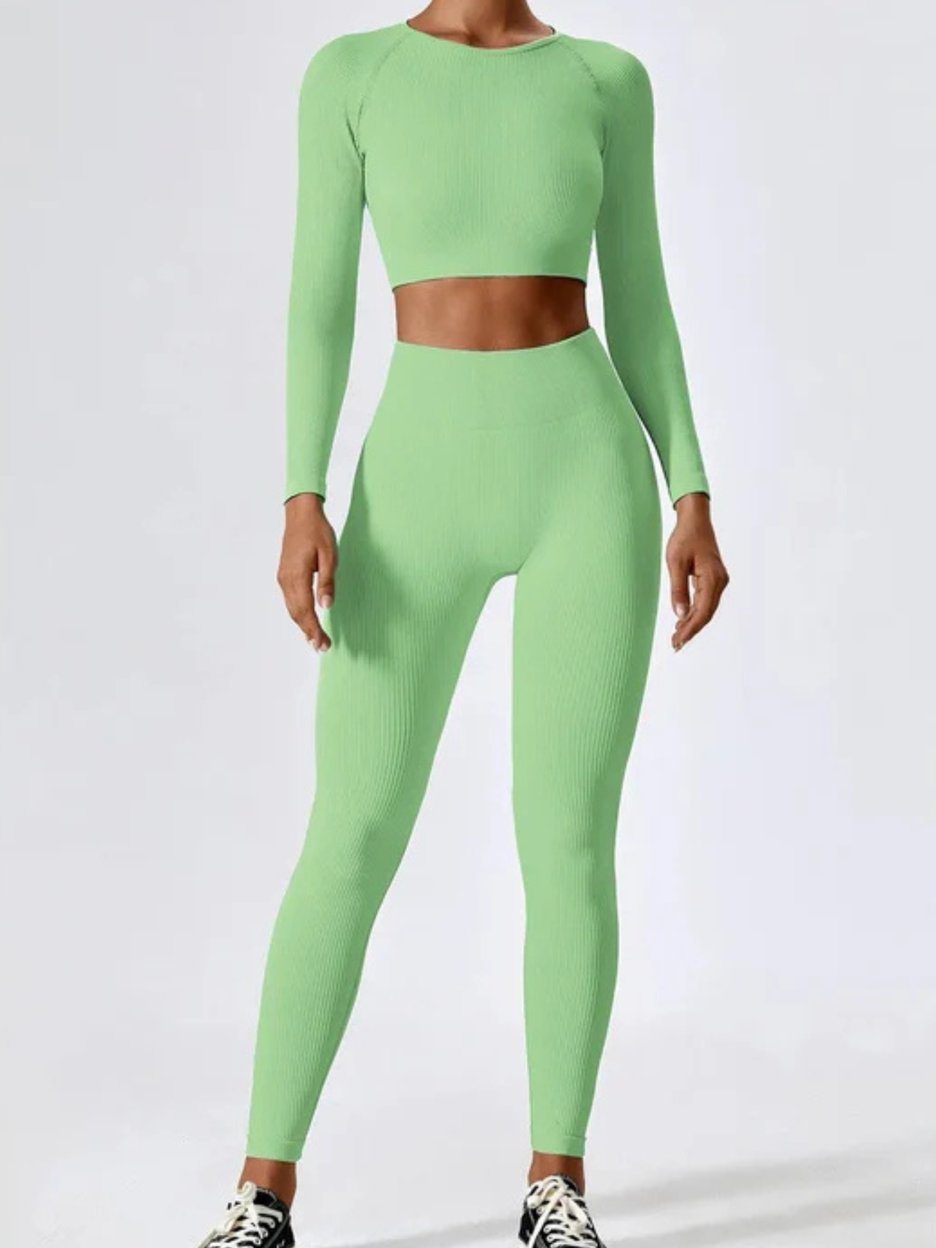 Cropped Act Fit Manga Longa Feminino