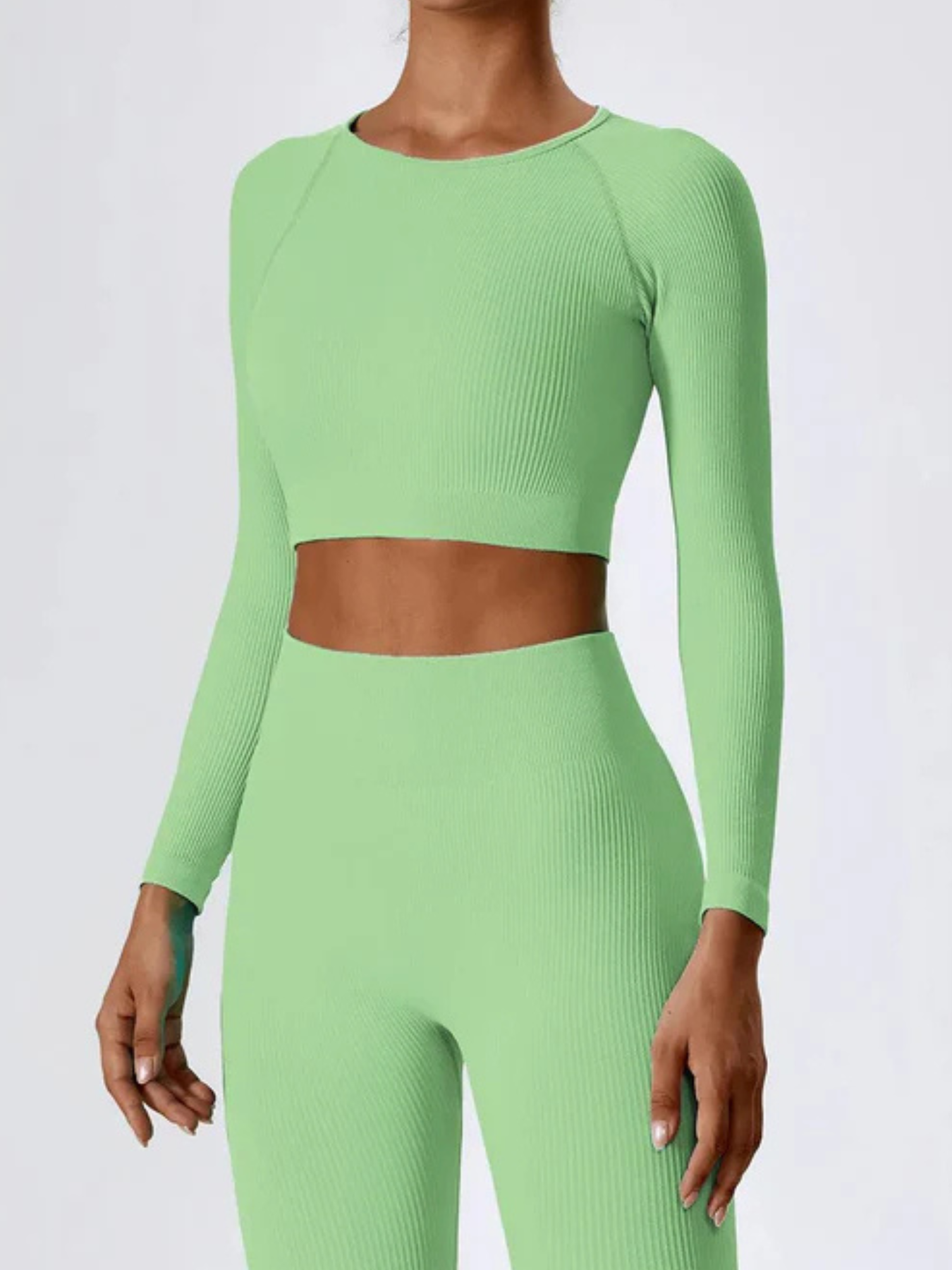 Cropped Act Fit Manga Longa Feminino