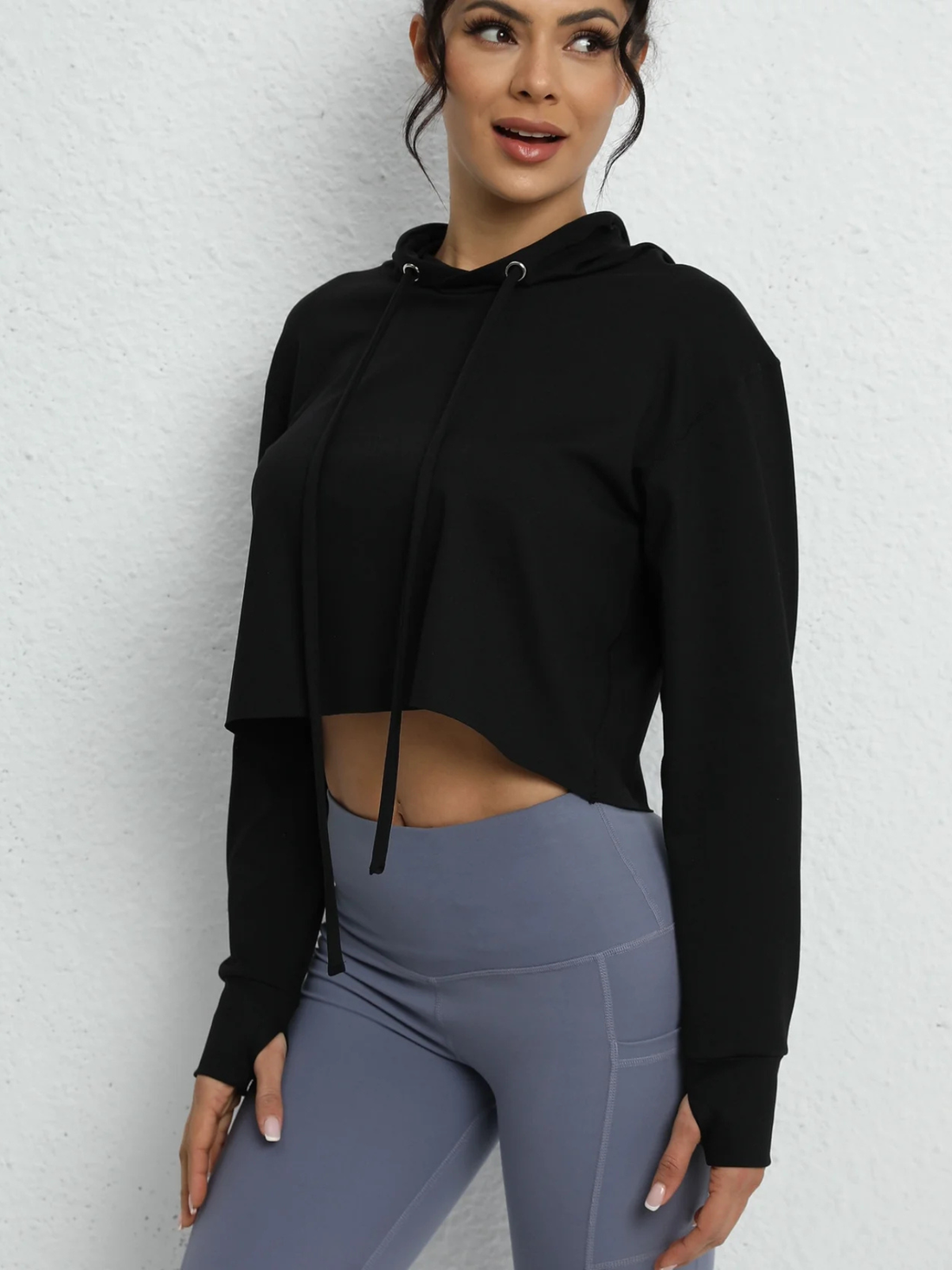 Moletom Crooped Com Capuz Move Act