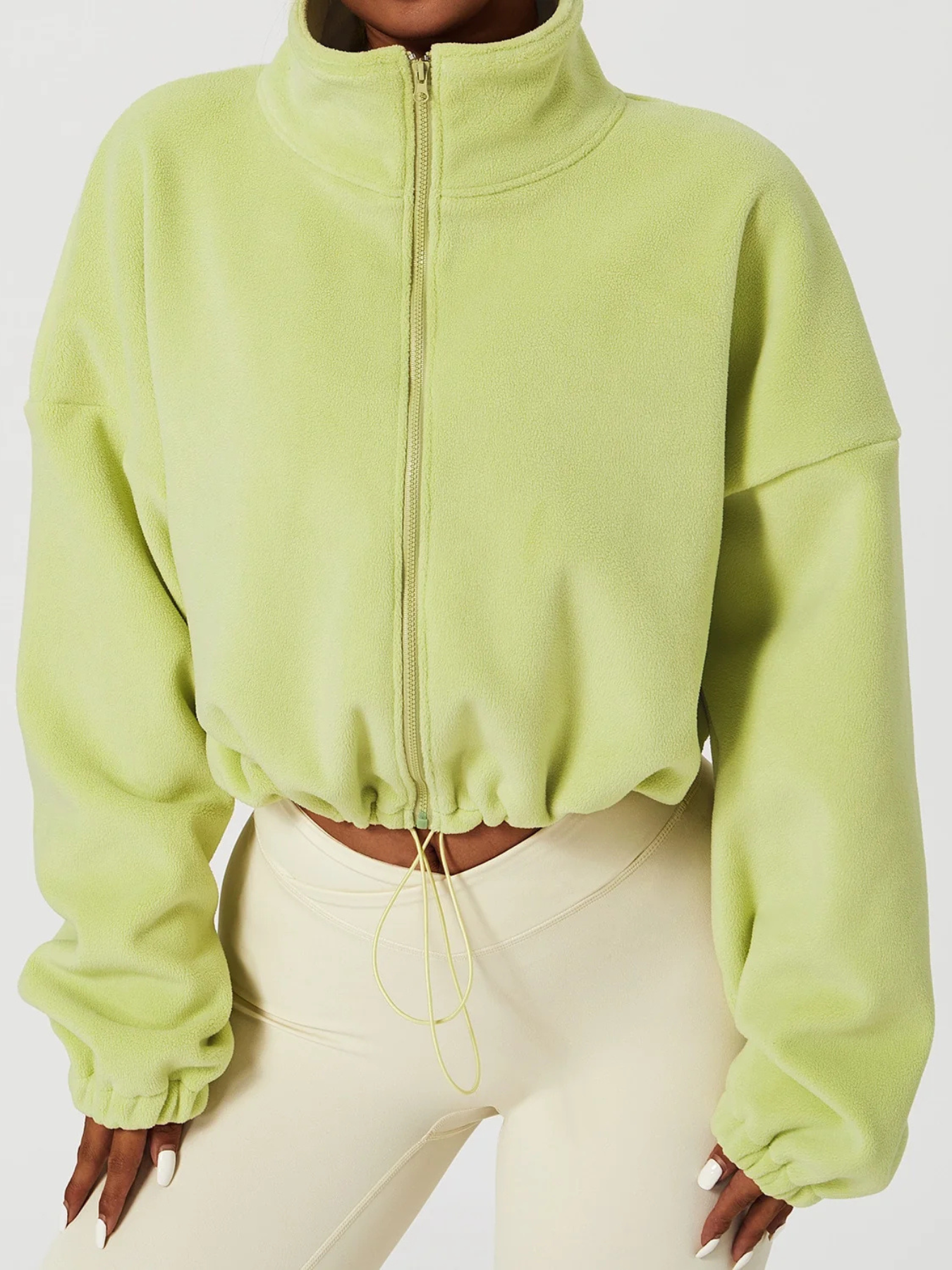 Jaqueta De Lã Gola Alta Move Act