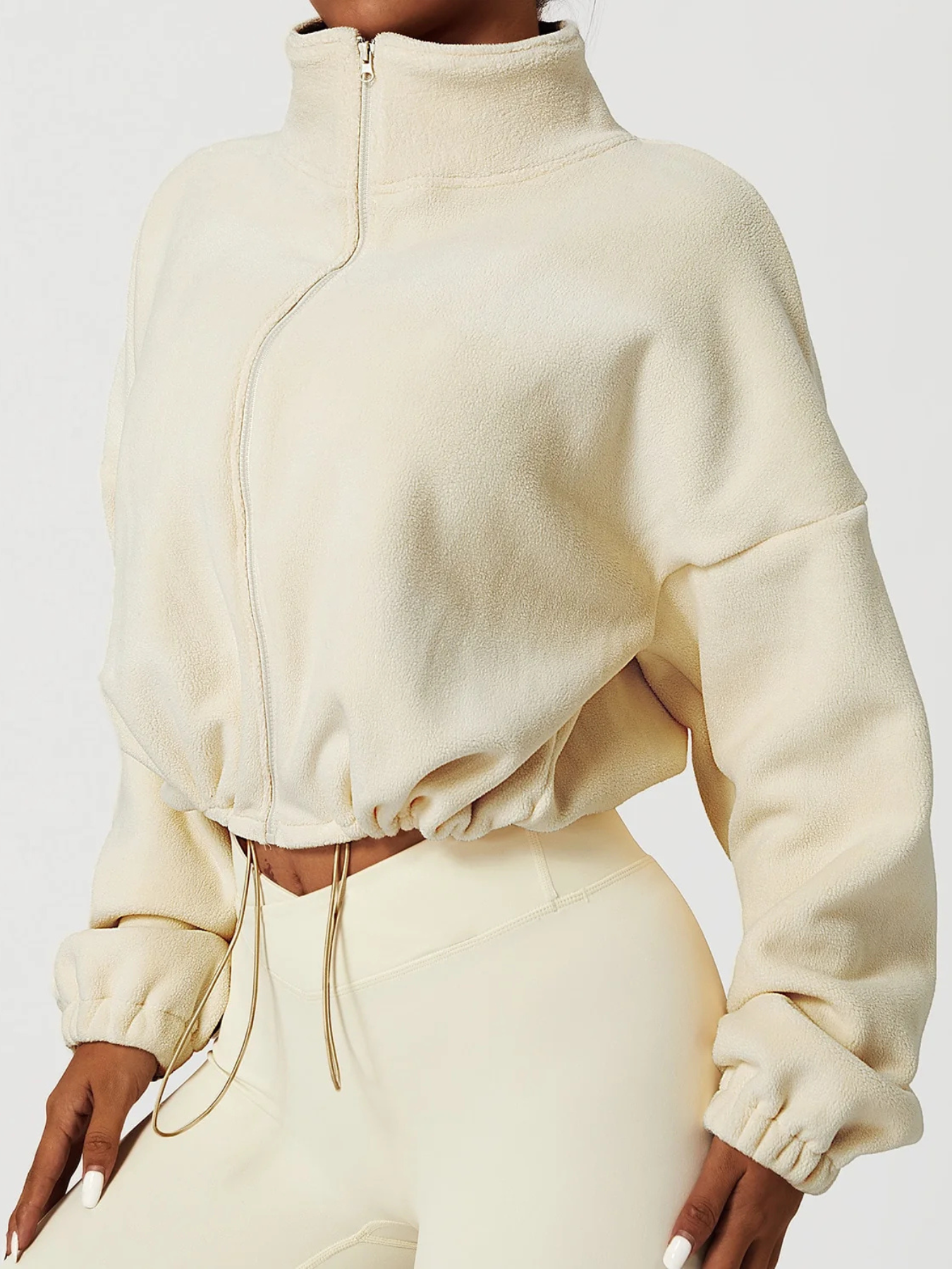 Jaqueta De Lã Gola Alta Move Act