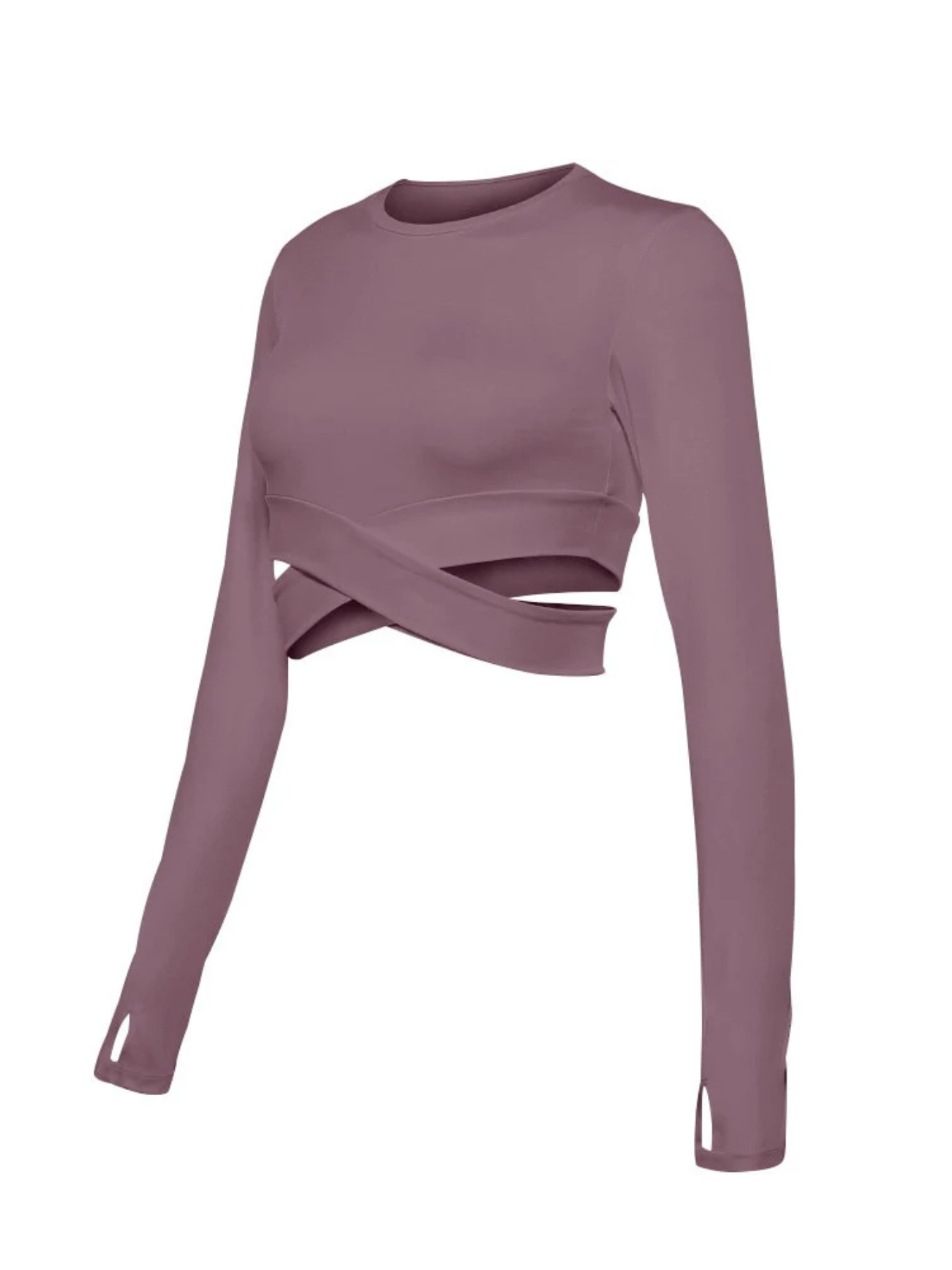 Cropped Manga Longa Move Act