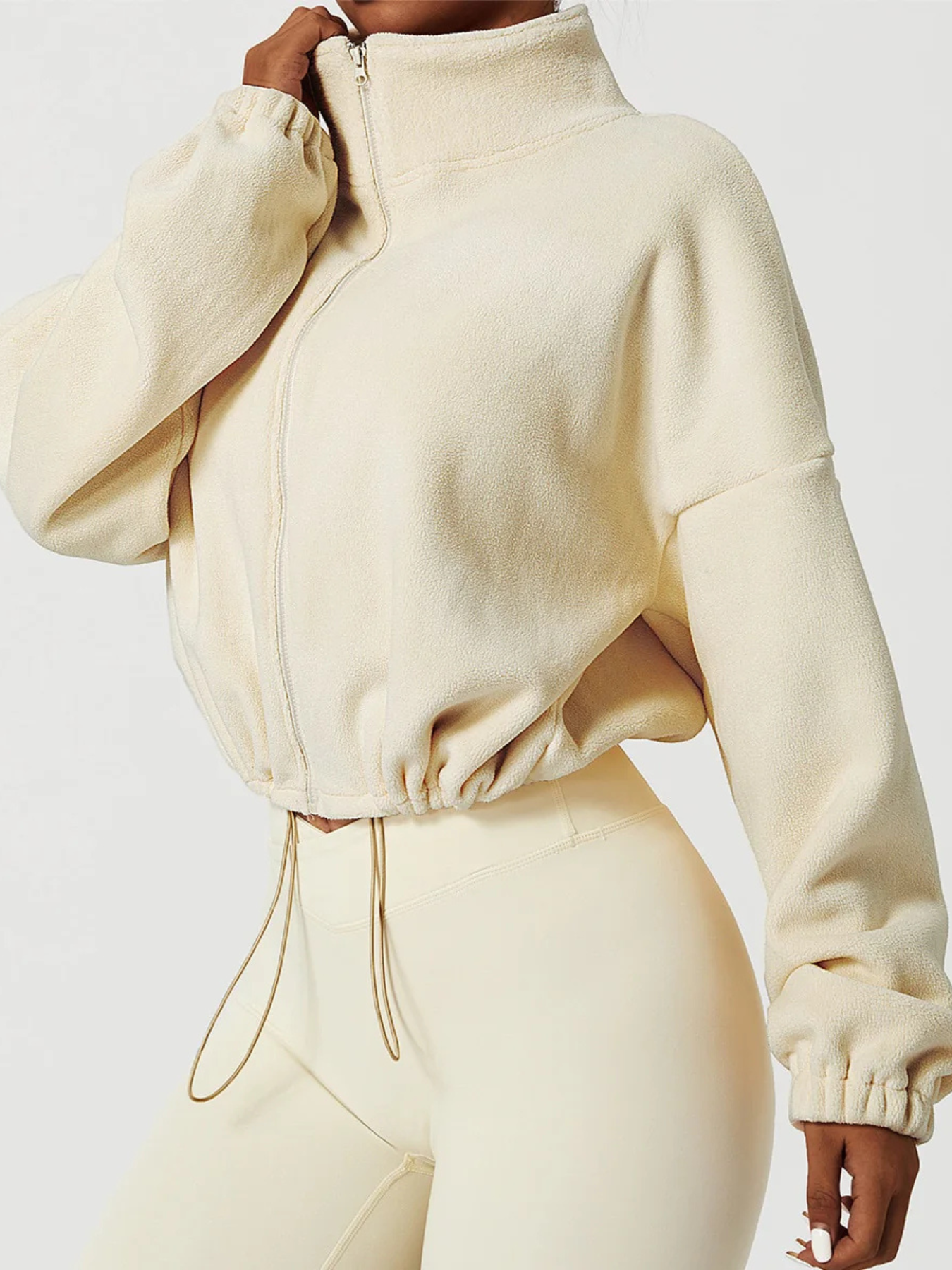 Jaqueta De Lã Gola Alta Move Act