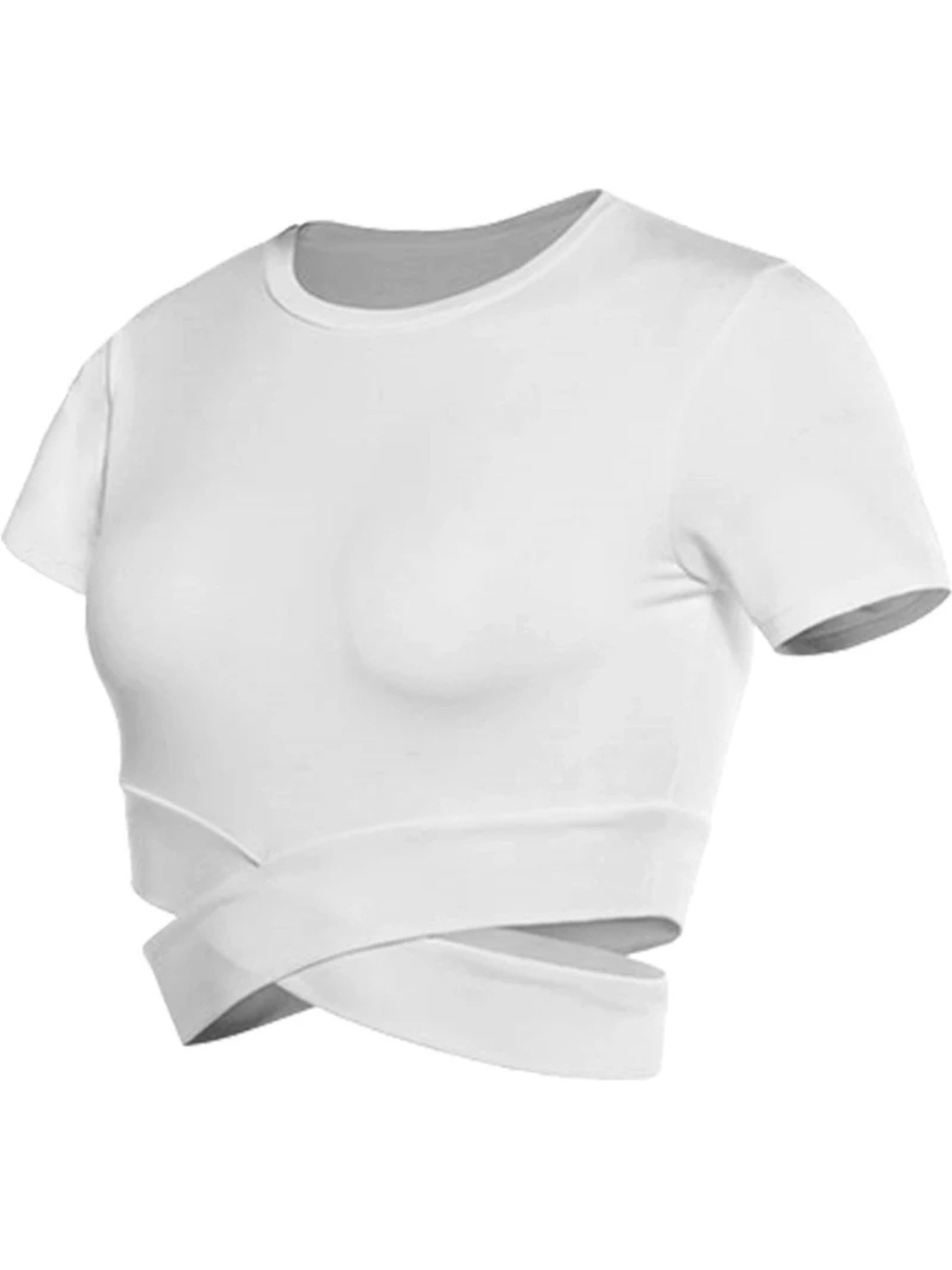 Cropped Manga Curta Move Act