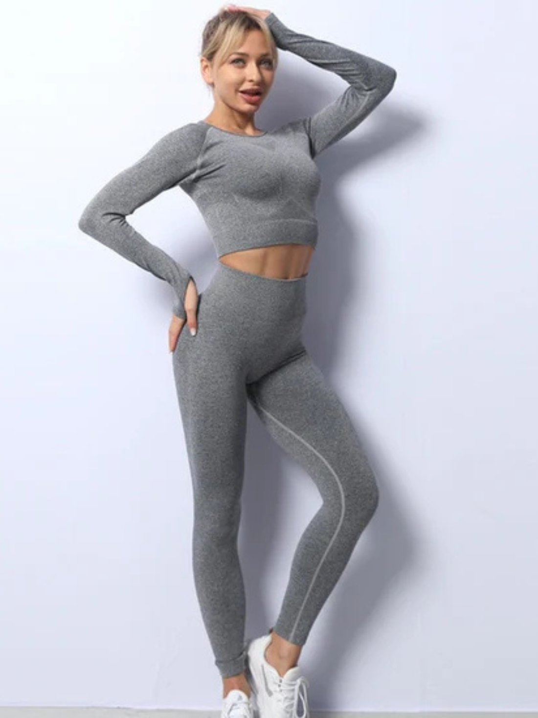 Conjunto Air Fitness Manga Longa