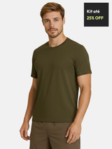 Camiseta Essential Move Slim - Modal e Elastano