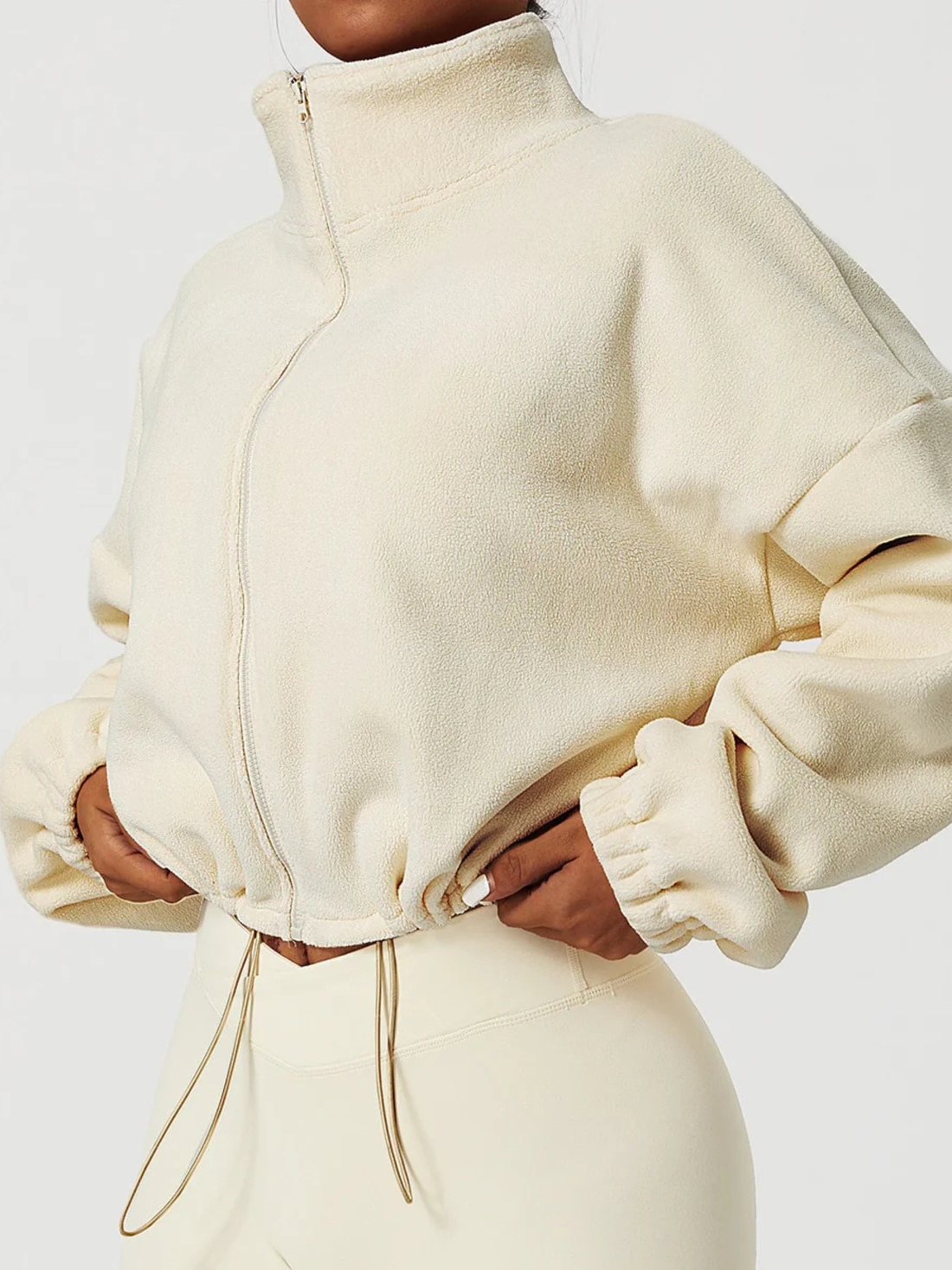 Jaqueta De Lã Gola Alta Move Act