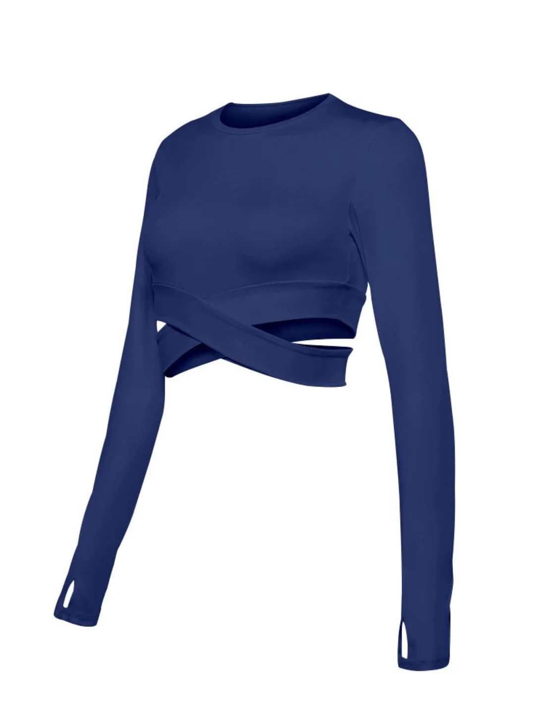 Cropped Manga Longa Move Act