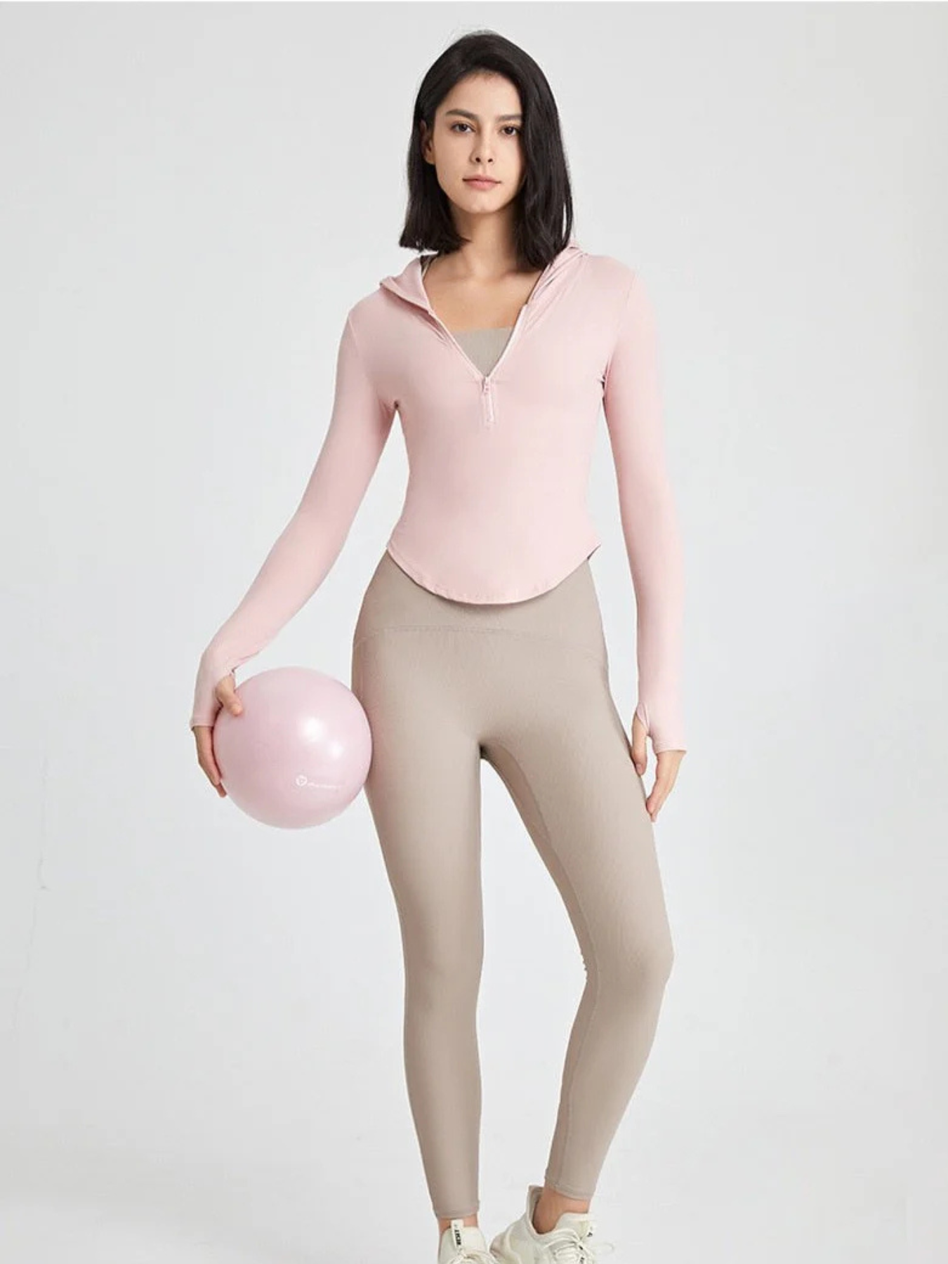 Blusa Fitness Manga Longa com Encaixe para Dedo