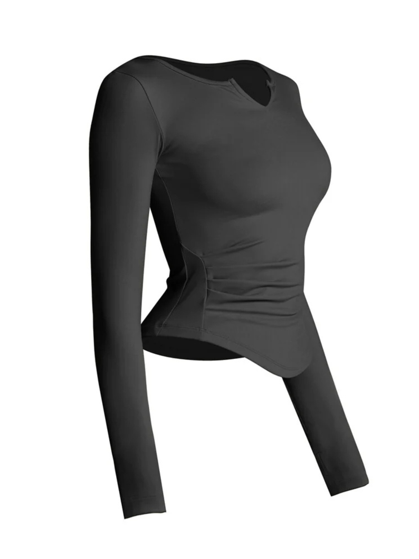 Blusa Manga Cumprida Gola V Move Act