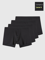 Kit 4x Cuecas Bamboo Fiber Performance - Toque Gelado Ultra Macio