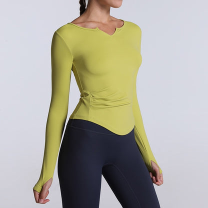 Blusa Manga Cumprida Gola V Move Act