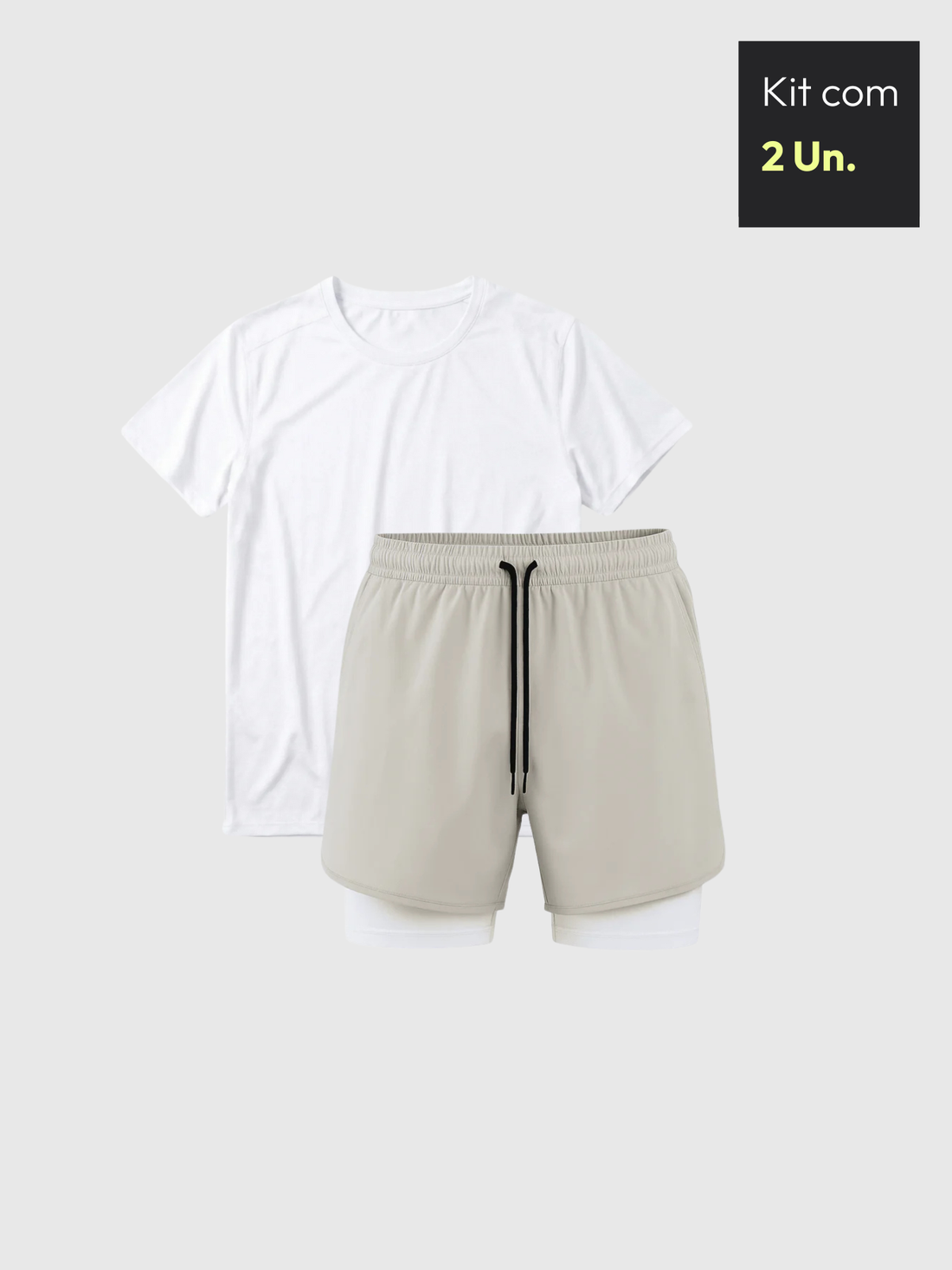Conjunto Corrida: 1x Camiseta MUVTOUCH™ + 1x Short Corrida
