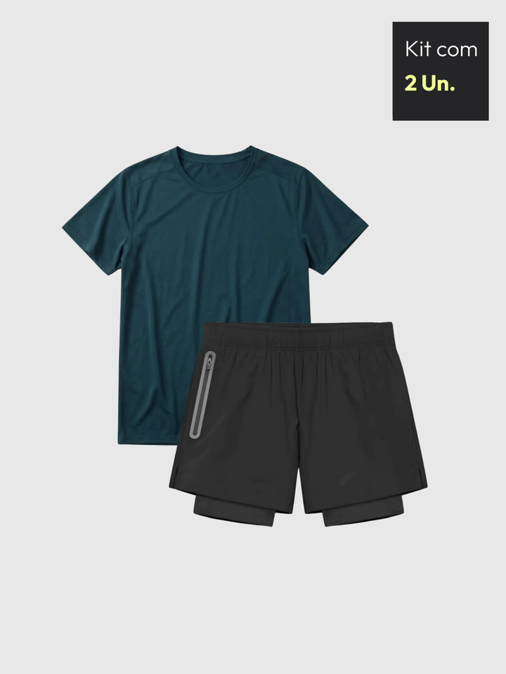 Conjunto Dynamic: 1x Camiseta MUVTOUCH™ + 1x Short Dynamic