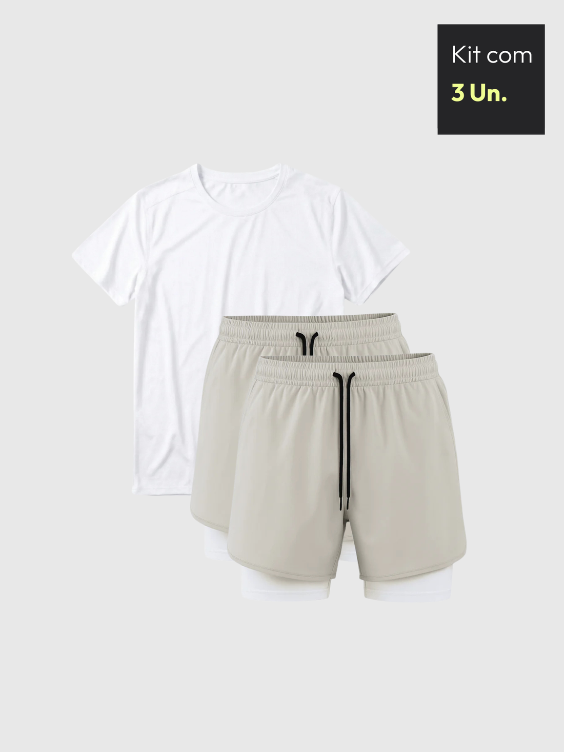 Kit Corrida Basic - 1x Camiseta MUVTOUCH™ + 2x Short Corrida