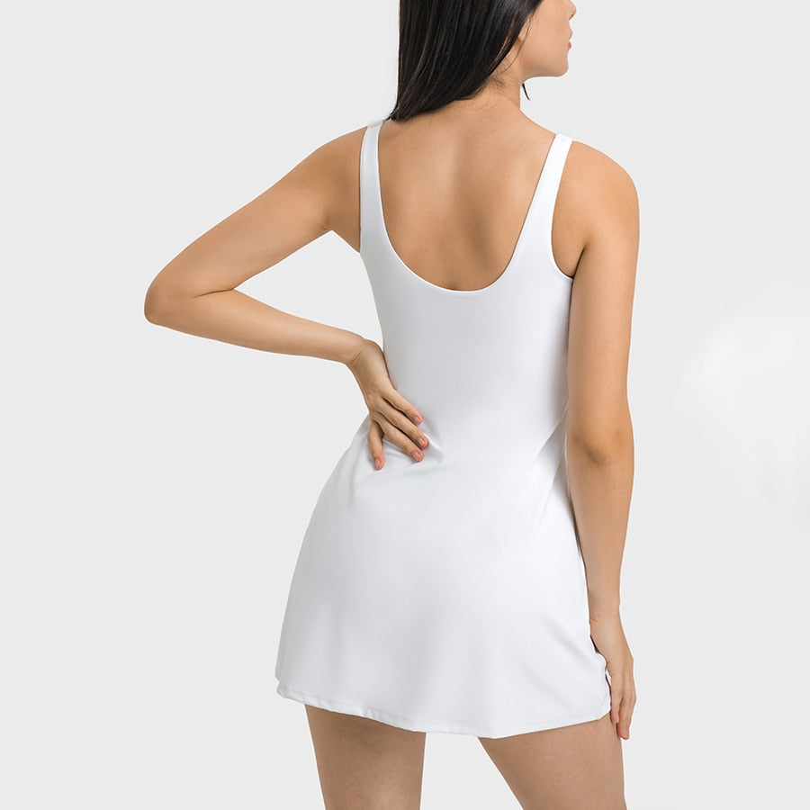 Vestido Sport - Short e Bolso Interno